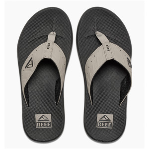 2019 Reef Mens Phantoms Sandals / Flip Flops Black / Tan RF002046